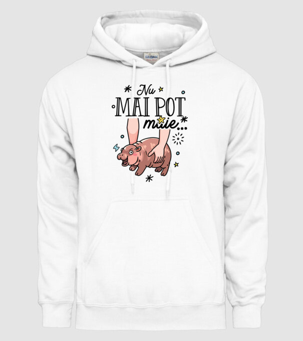 Nu mai pot muie... model alb pe tricou