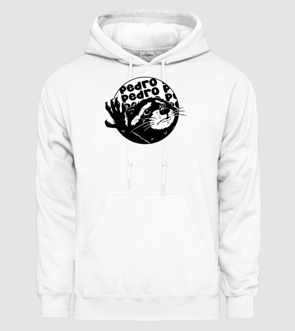 Pedro circle model alb pe tricou