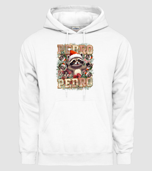 Pedro pedro flower xmas model alb pe tricou
