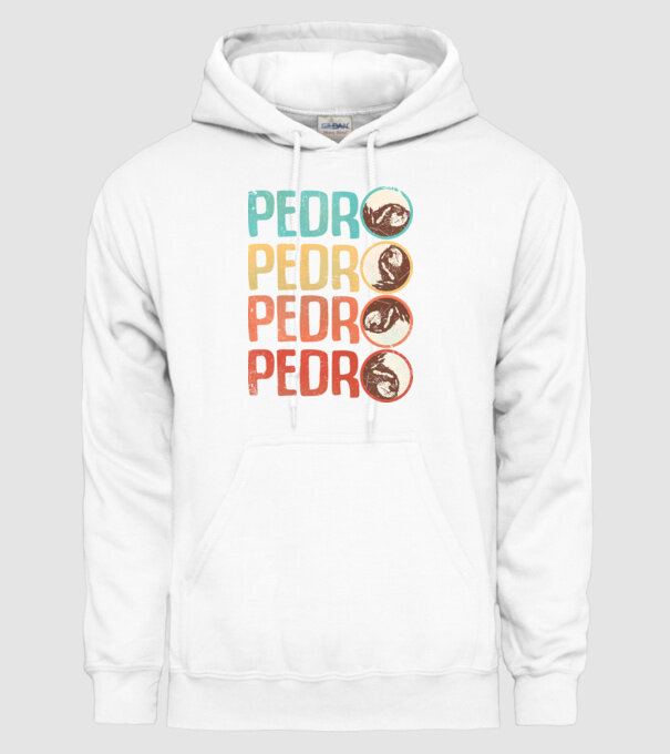 Pedro Pedro retro model alb pe tricou