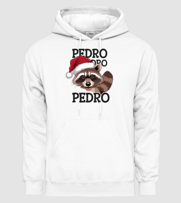 Pedro pedro xmas model alb pe tricou