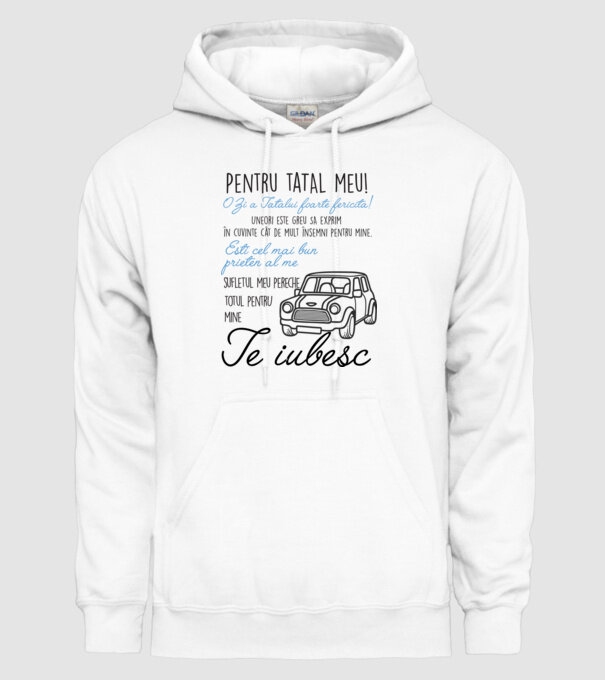 Pentru tatăl meu! O Zi a Tatălui foarte fericită! Uneori este greu să exprim în cuvinte cât de mult însemni pentru mine. Ești ce model alb pe tricou
