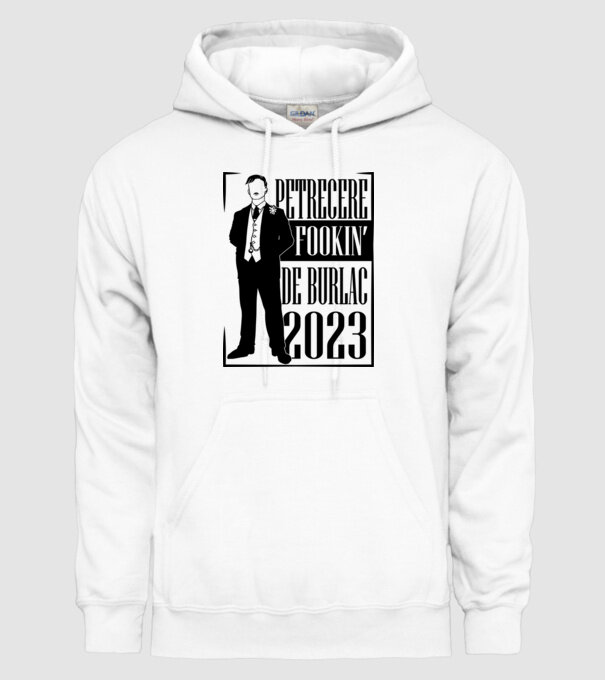 Petrecere Fookin de burlac model alb pe tricou