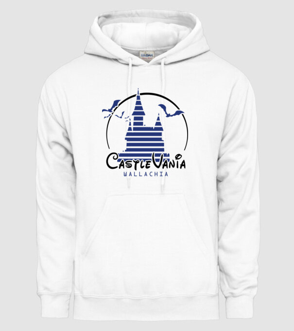 România CastleVania model alb pe tricou