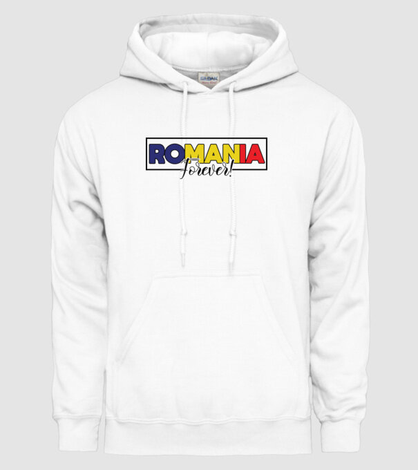 Romania forever model alb pe tricou