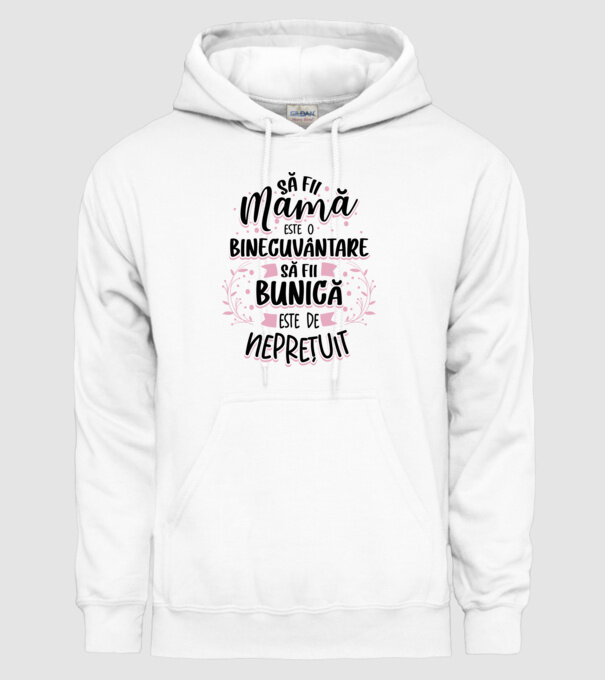 Să fii bunică este neprețuit model alb pe tricou