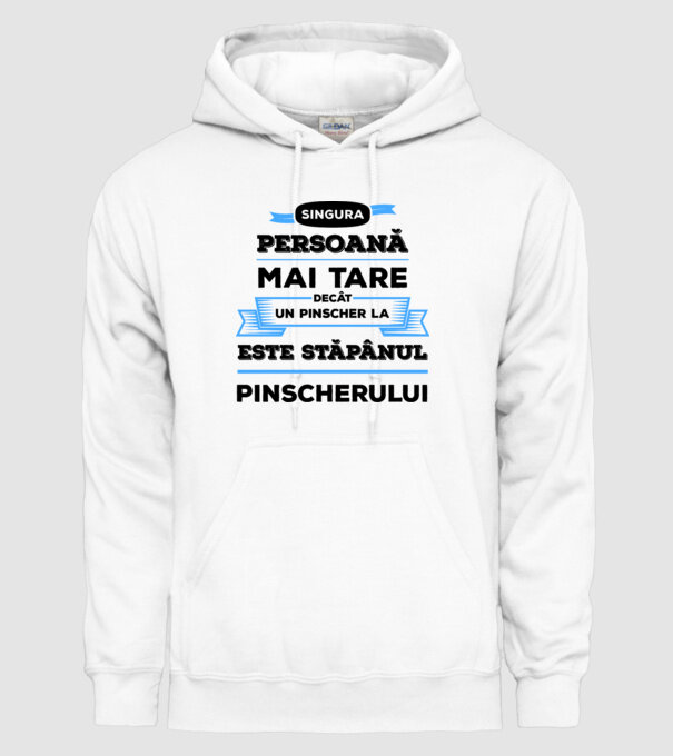 singura persoană mai tare decât un Husky este stăpânul Husky-ului model alb pe tricou