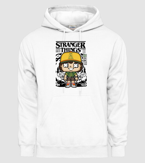stranger things cereal model alb pe tricou