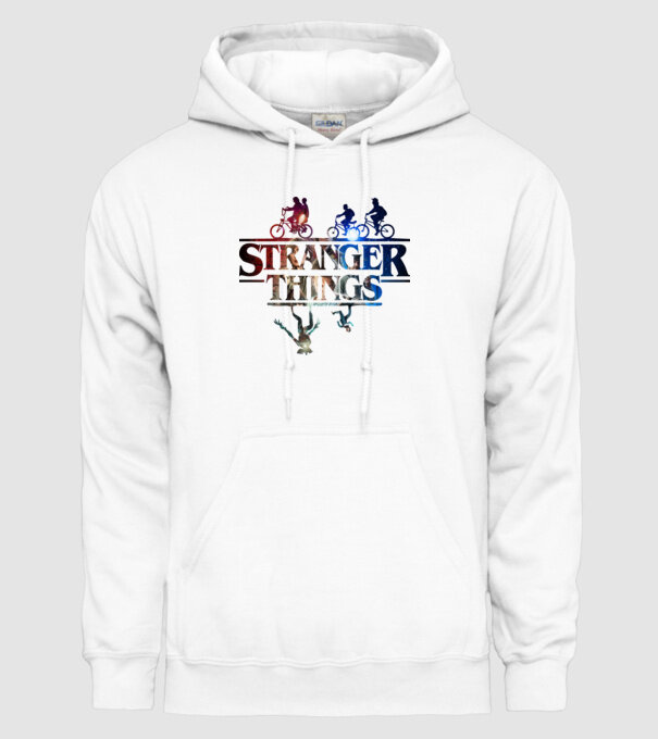 stranger things quote poster2 model alb pe tricou