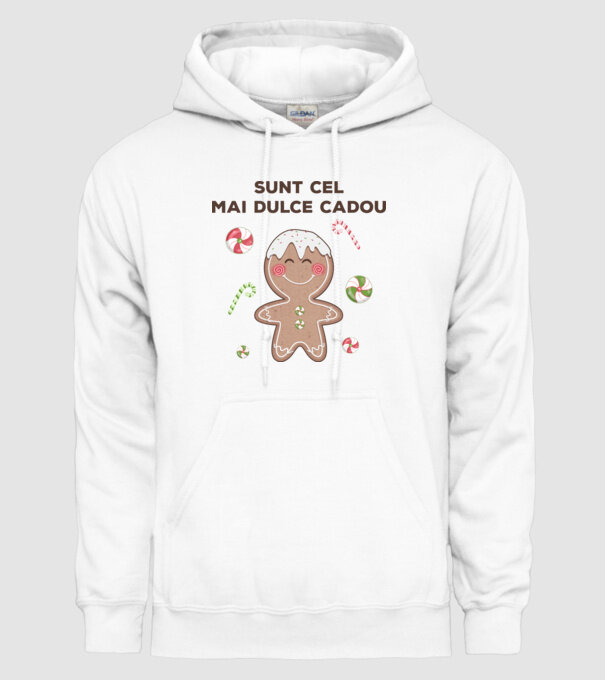Sunt cel mai dulce cadou model alb pe tricou