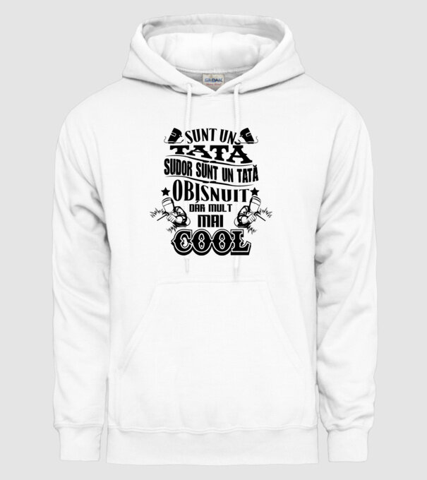 sunt un tată sudor, ca un tată obișnuit, dar mult mai cool model alb pe tricou