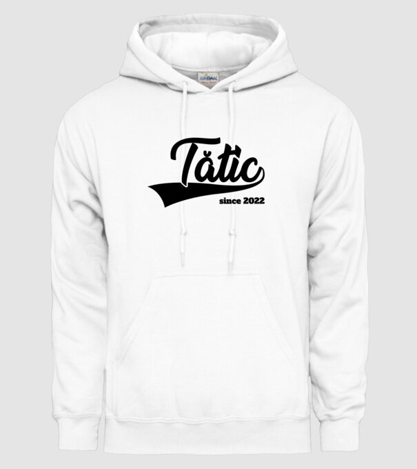 tătic since 2022 model alb pe tricou