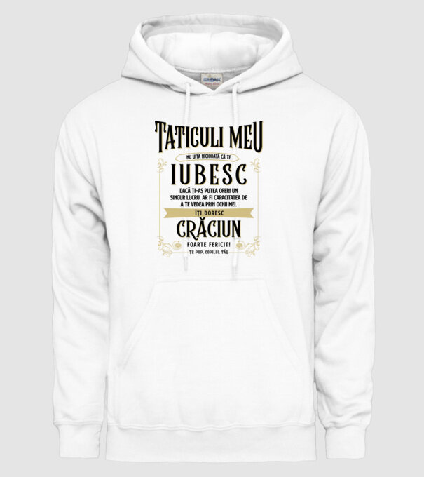 Tăticului meu - nu uita niciodată că te iubesc - dacă ți-aș putea oferi un singur lucru, ar fi capacitatea de a te vede model alb pe tricou