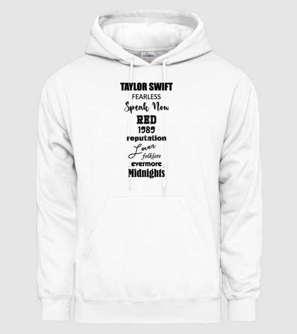 Taylor Swift Eras model alb pe tricou