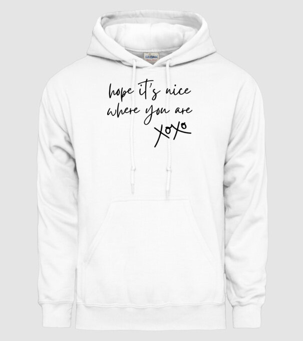 Taylor Swift hope its nice where you are model alb pe tricou