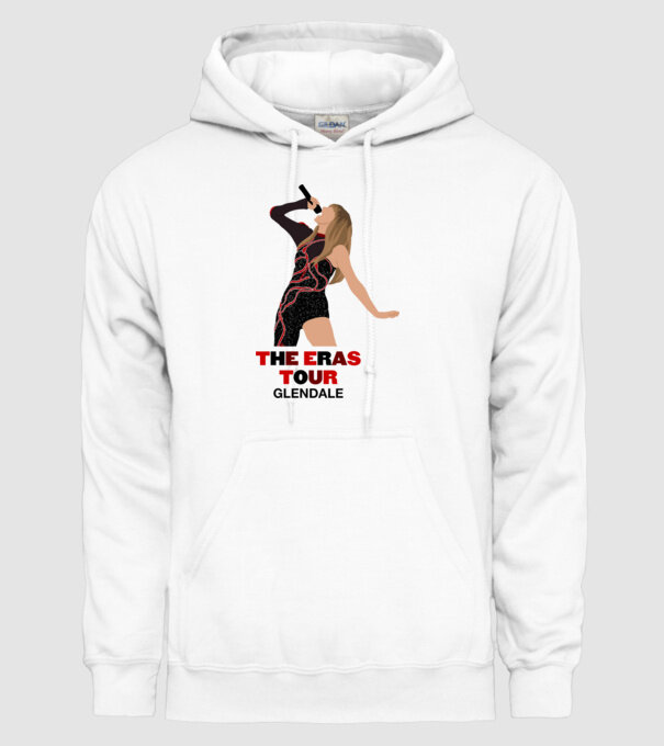 Taylor Swift The Eras Tour Glendale model alb pe tricou