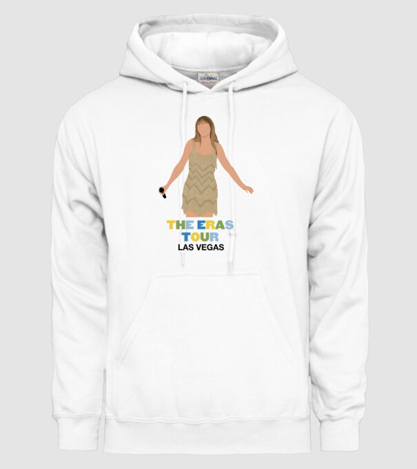 Taylor Swift The Eras Tour Las Vegas model alb pe tricou