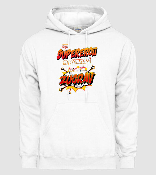 toți supereroii se deghizează, eu sunt un zugrav model alb pe tricou