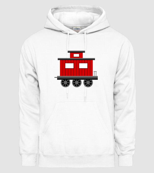Trenuri model alb pe tricou