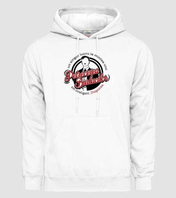 Un singur lucru ia mintea unui om inteligent model alb pe tricou