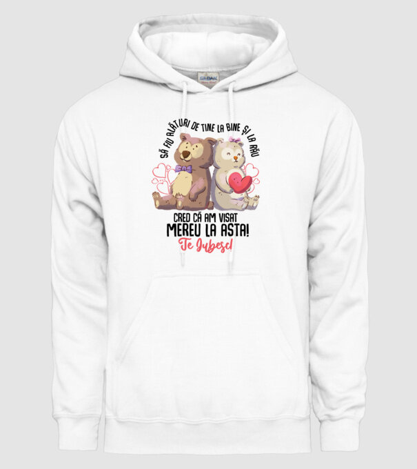 Valentine_Să fiu alături de tine la bine și la rău, cred că am visat mereu la asta model alb pe tricou