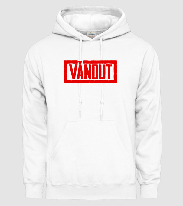 vândut model alb pe tricou