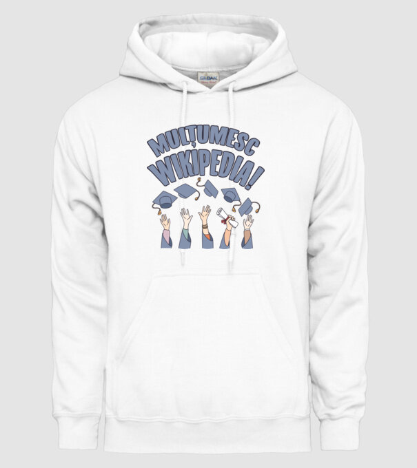 Wikipedia model alb pe tricou