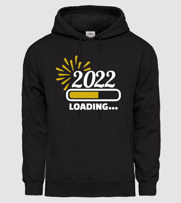 2022 loading model negru pe tricou