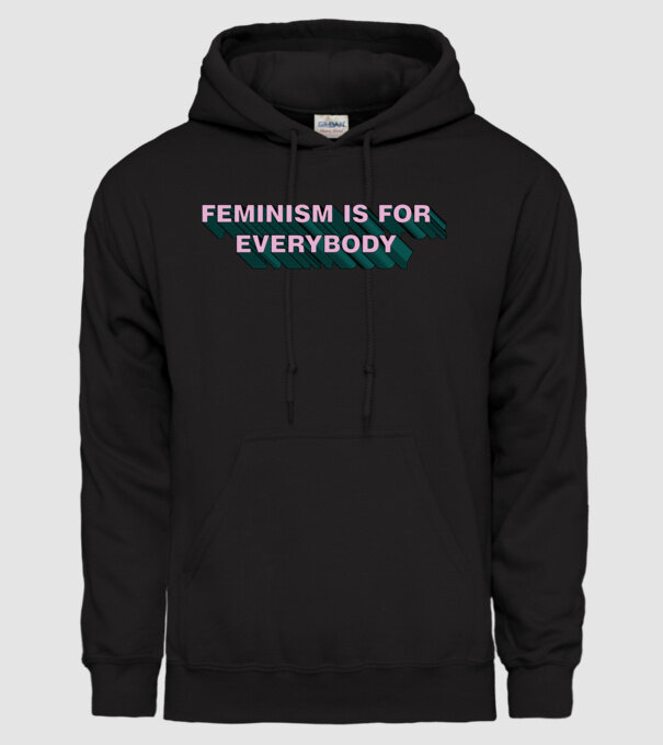Feminismul este pentru toată lumea model negru pe tricou