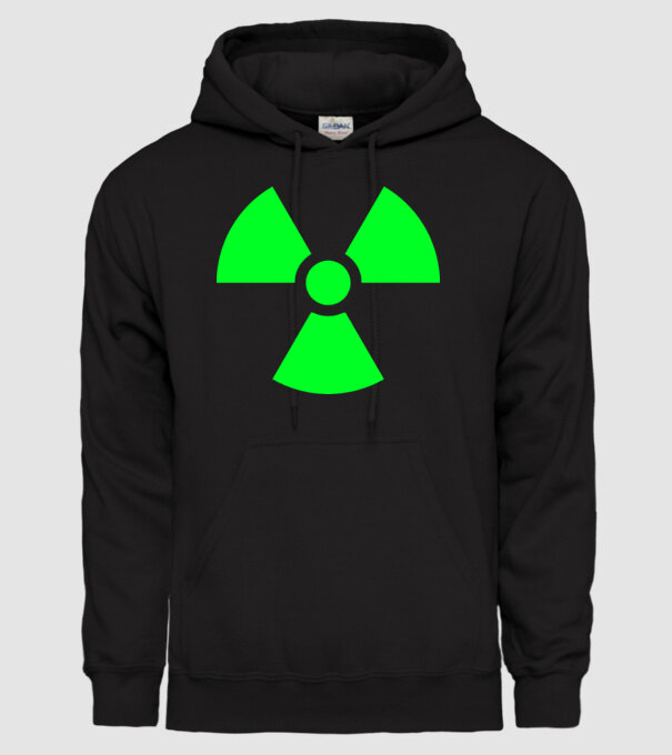Atom model negru pe tricou