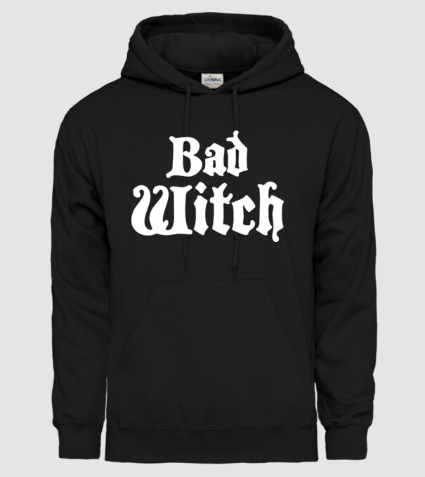 Bad Witch tricou cuplu model negru pe tricou