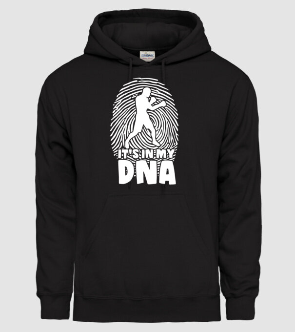 Boxer DNA model negru pe tricou