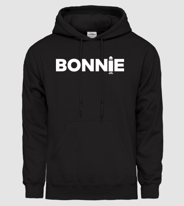 Bonnie és Clyde BONNIE model negru pe tricou