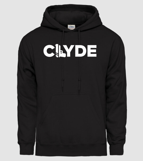 Bonnie és Clyde CLYDE model negru pe tricou