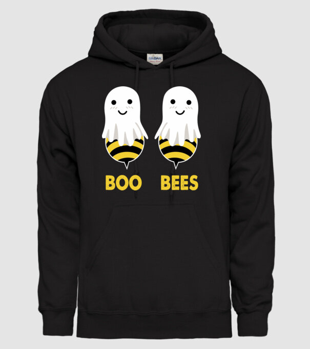 Boo bees model negru pe tricou