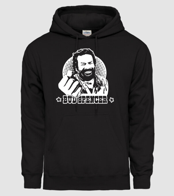 Bud Spencer model negru pe tricou