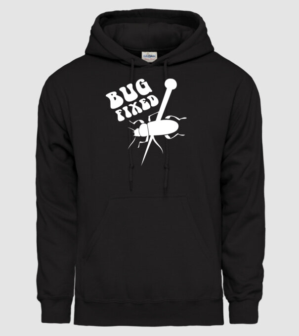 Bug fixed model negru pe tricou