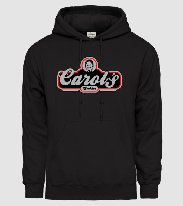 Carols cookies model negru pe tricou