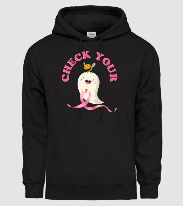 Check your boo-bees model negru pe tricou