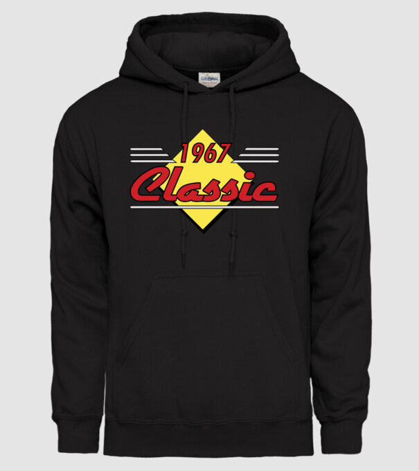 Classic - 1967 model negru pe tricou