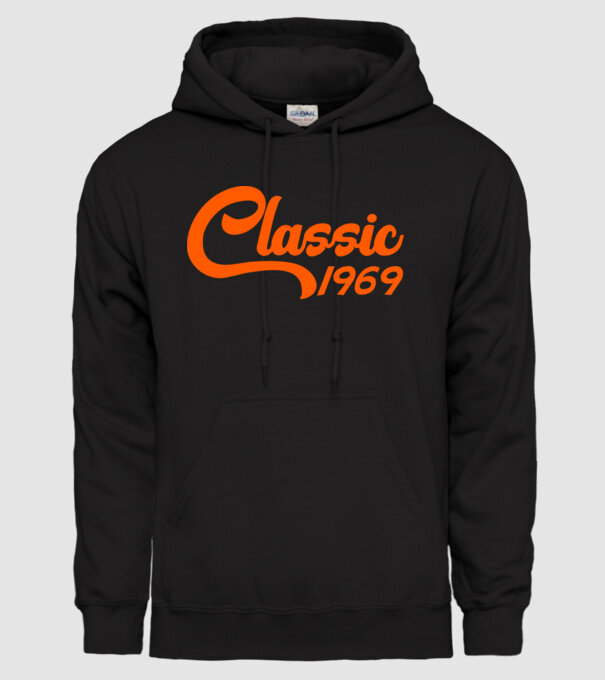 Classic 1969 model negru pe tricou