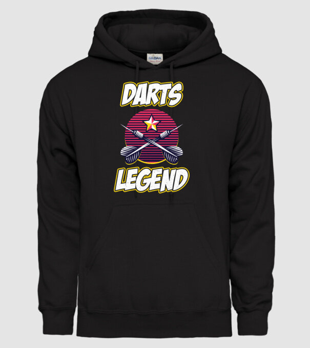 Darts legend model negru pe tricou