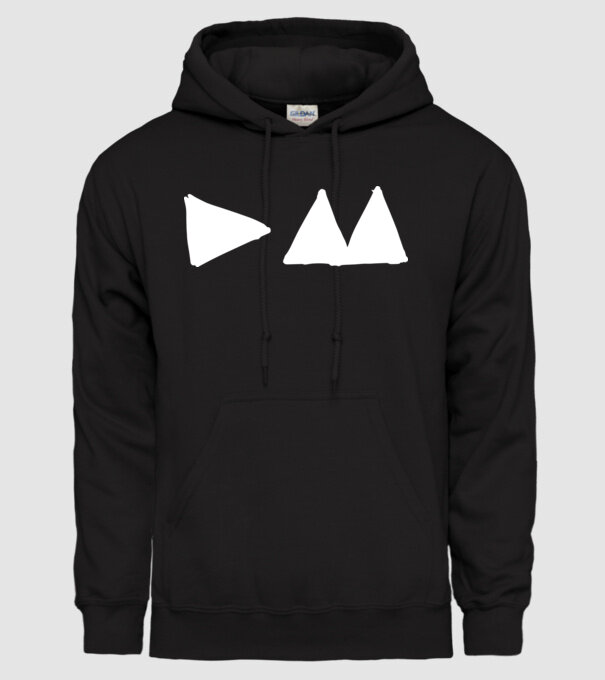 Depeche Mode triangle model negru pe tricou