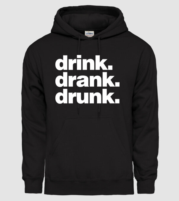 drink drank drunk2 model negru pe tricou
