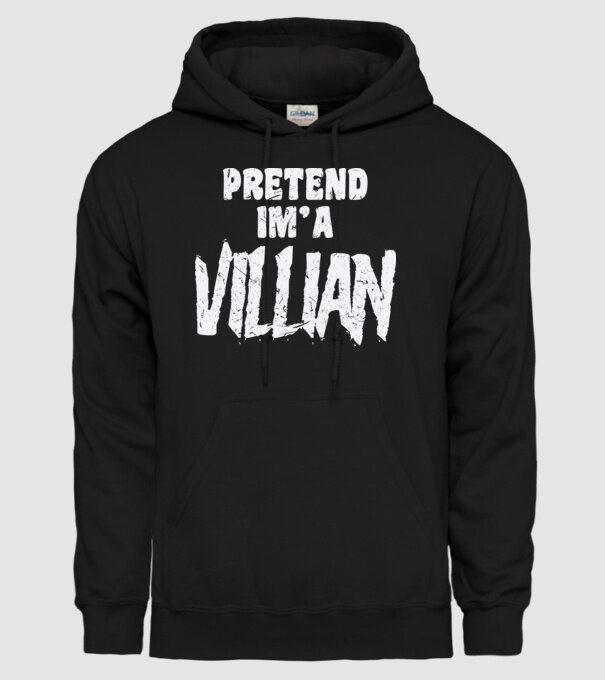 Villian carnaval model negru pe tricou