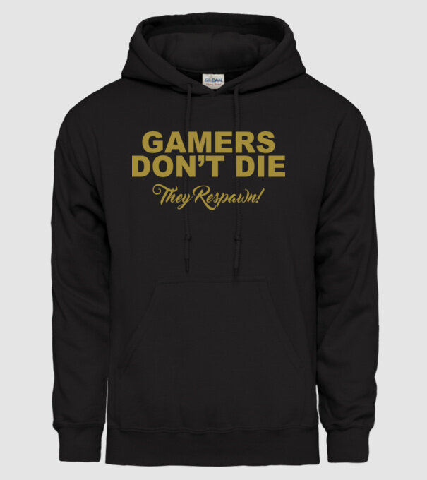 'Gamers don''t lie' model negru pe tricou