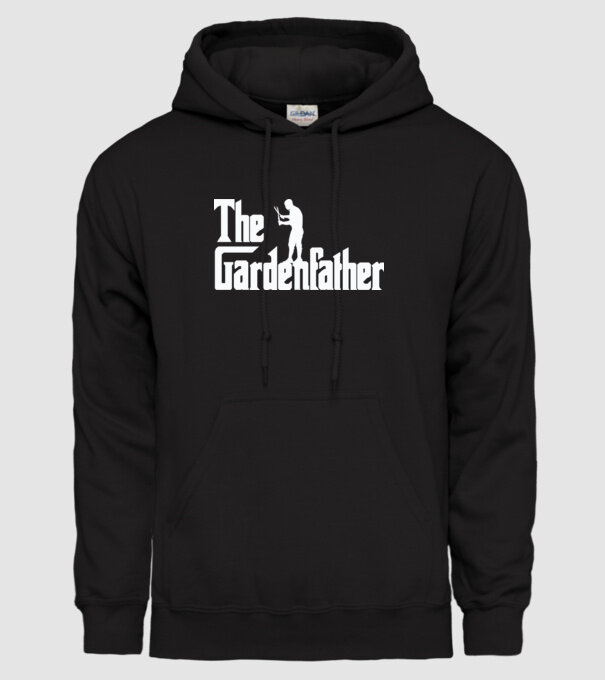 The Gardenfather model negru pe tricou