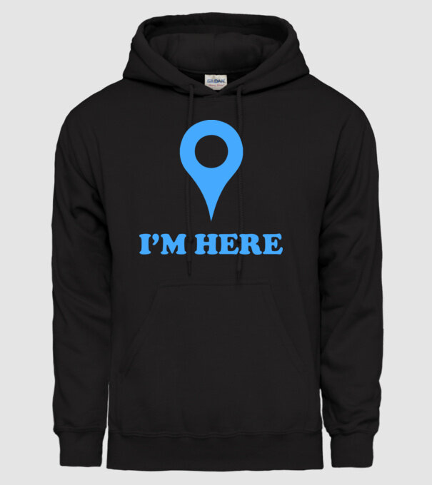 Google hike model negru pe tricou