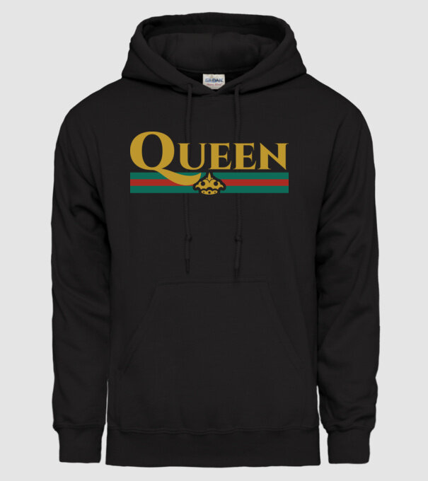 Gucci queen model negru pe tricou