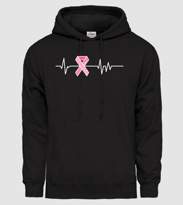 Heartbeat faith model negru pe tricou